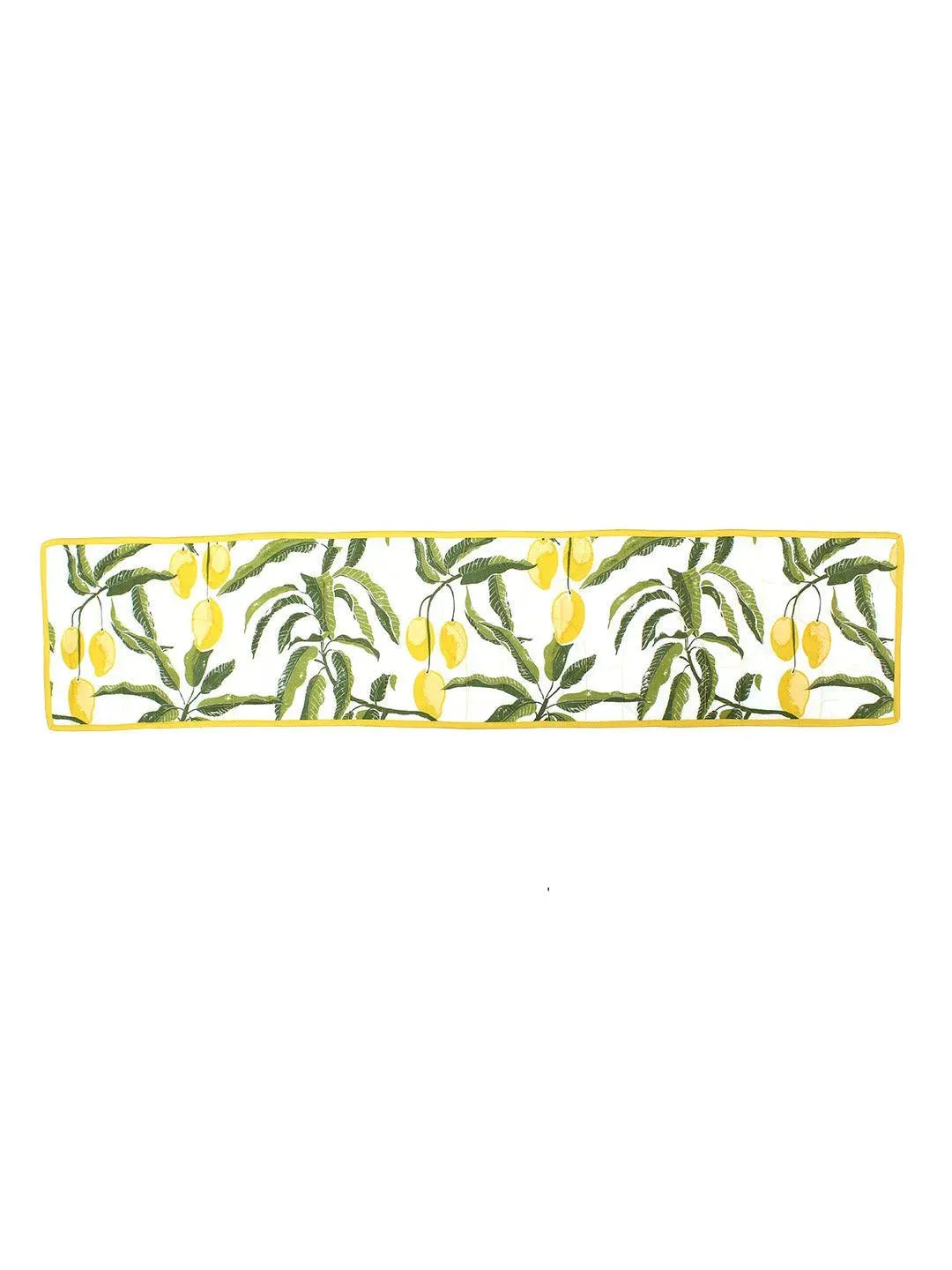 Yellow Rasaal Table Runner | 13 x 59 inches