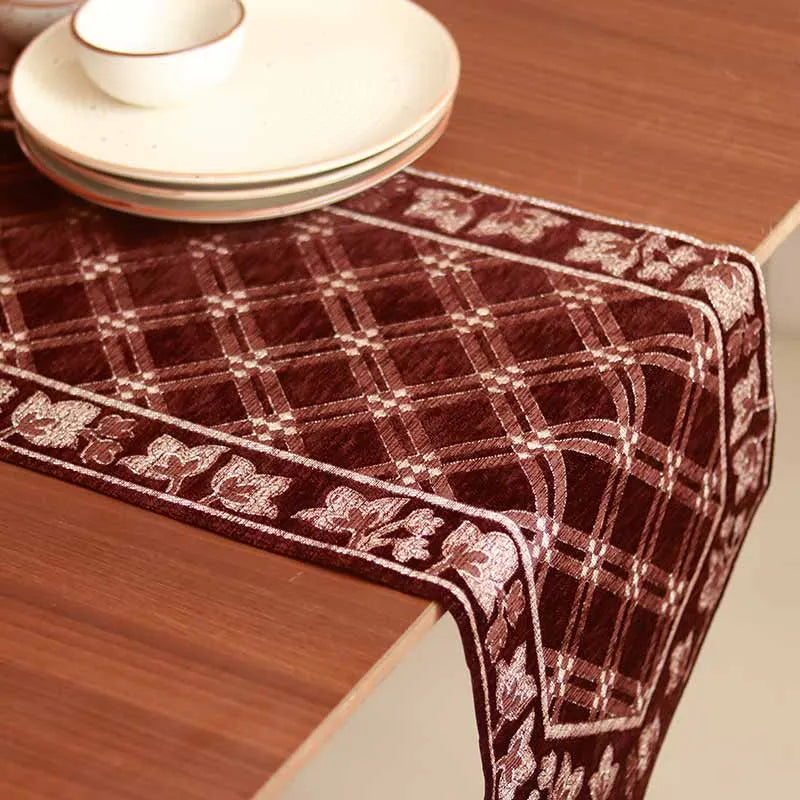 Check Chennile Lasercut Table Runner Default Title