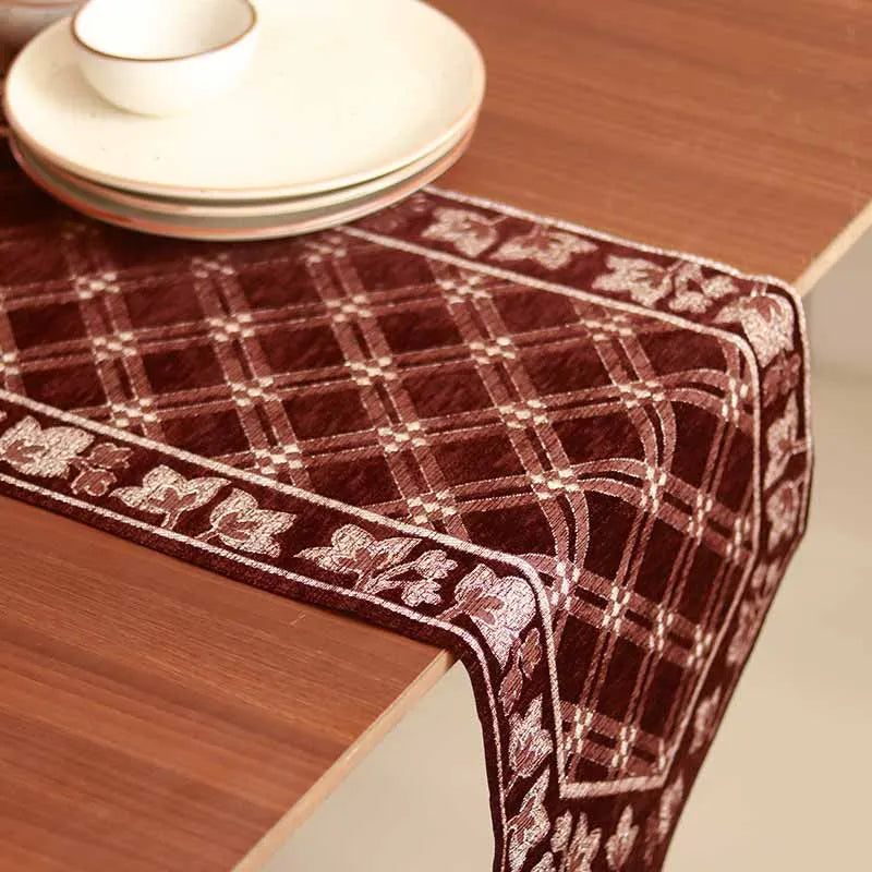 Check Chennile Lasercut Table Runner Default Title