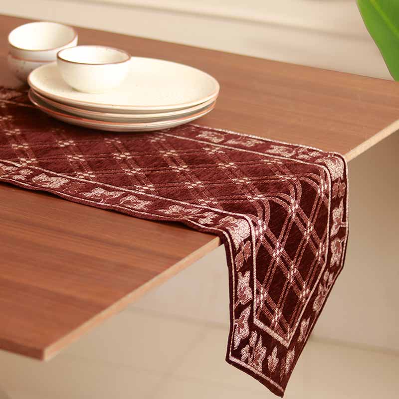 Check Chennile Lasercut Table Runner Default Title