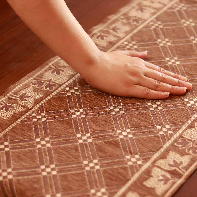 Brown Chennile Lasercut Table Runner Default Title