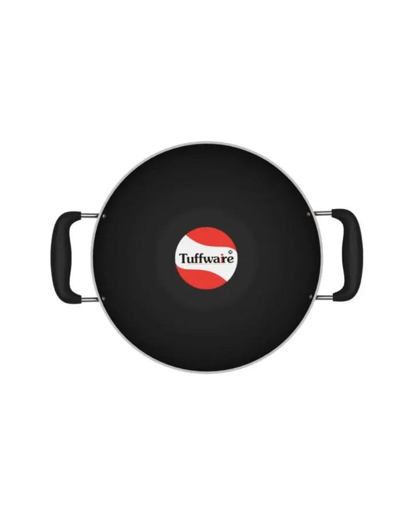 GREBLON Coating Non-Stick Deep Kadhai with Stainless Steel Lid