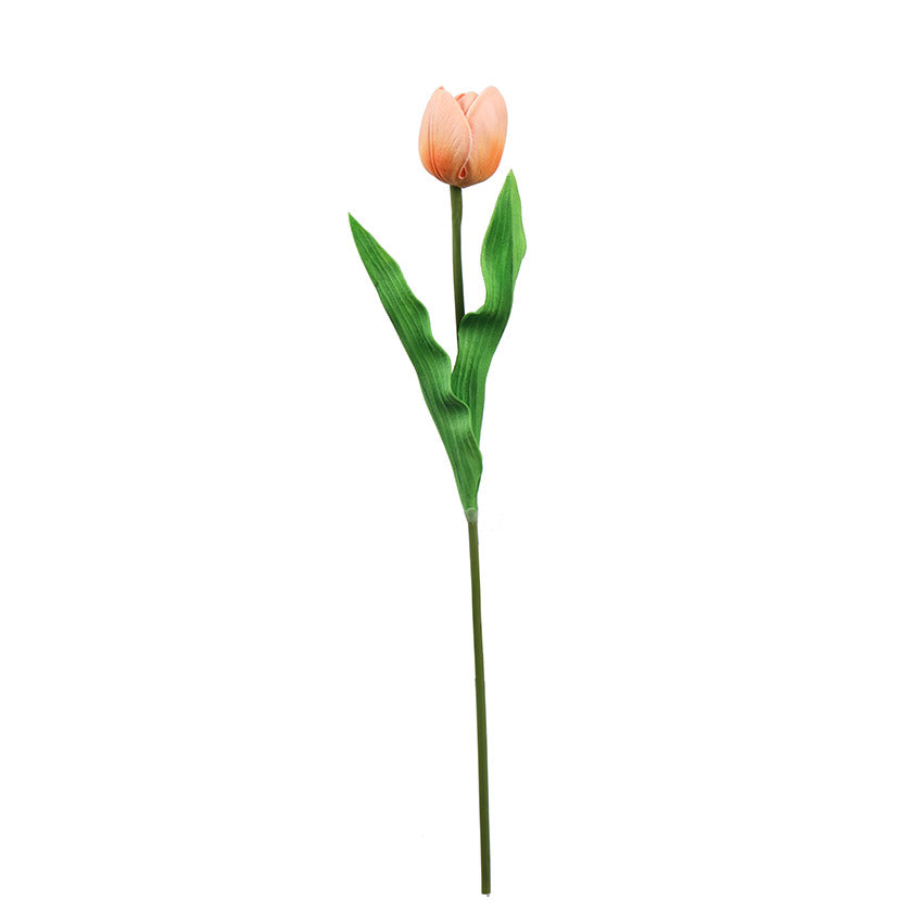 Charming Artificial Tulip Flower Sticks Without Vase | Set of 5 | 1.6 feet