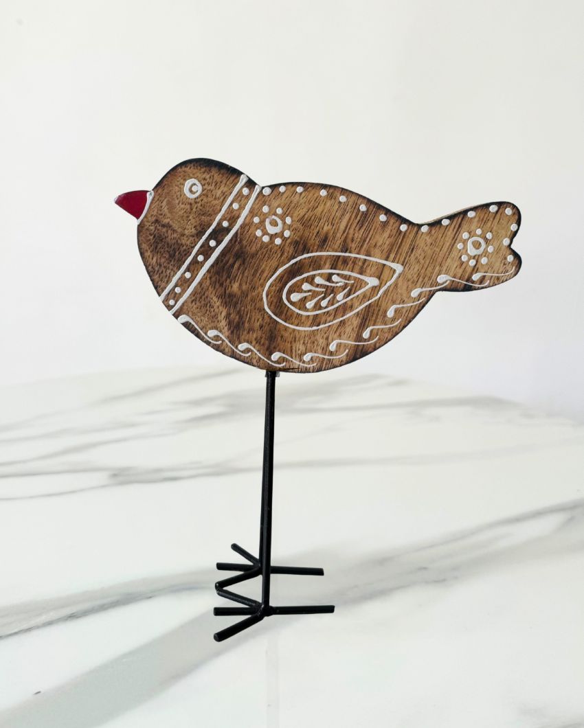 Myna Handmade Bird Table Decor | Set Of 2 | 6 x 10 inches