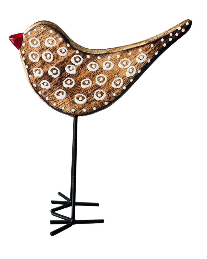 Sparrow Handmade Bird Table Decor | Set Of 2 | 6 x 10 inches