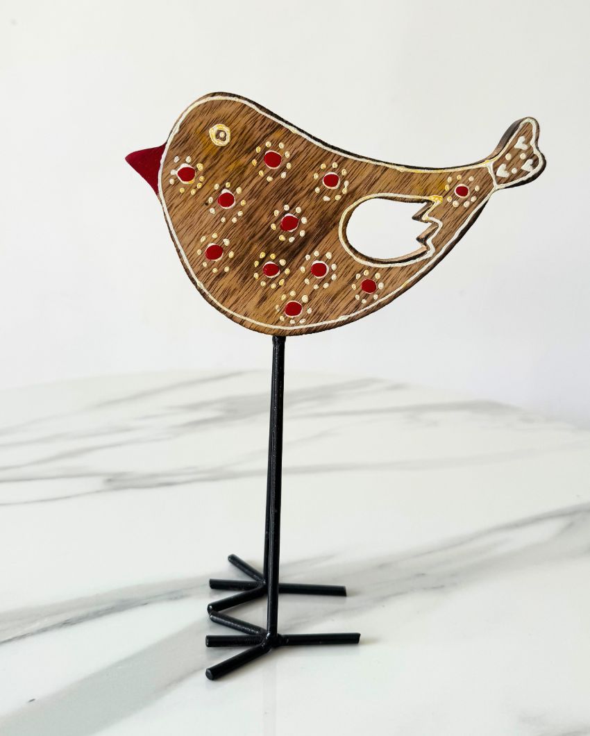 Twitte Handmade Bird Table Decor | Set Of 2 | 6 x 10 inches