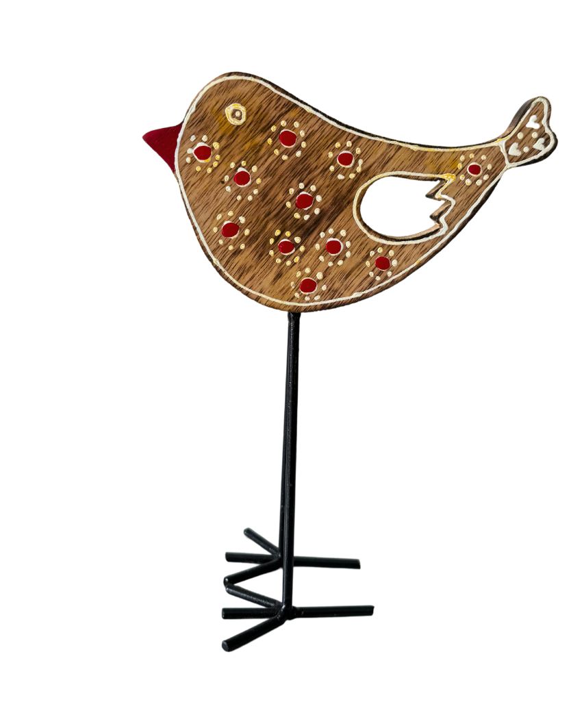 Twitte Handmade Bird Table Decor | Set Of 2 | 6 x 10 inches