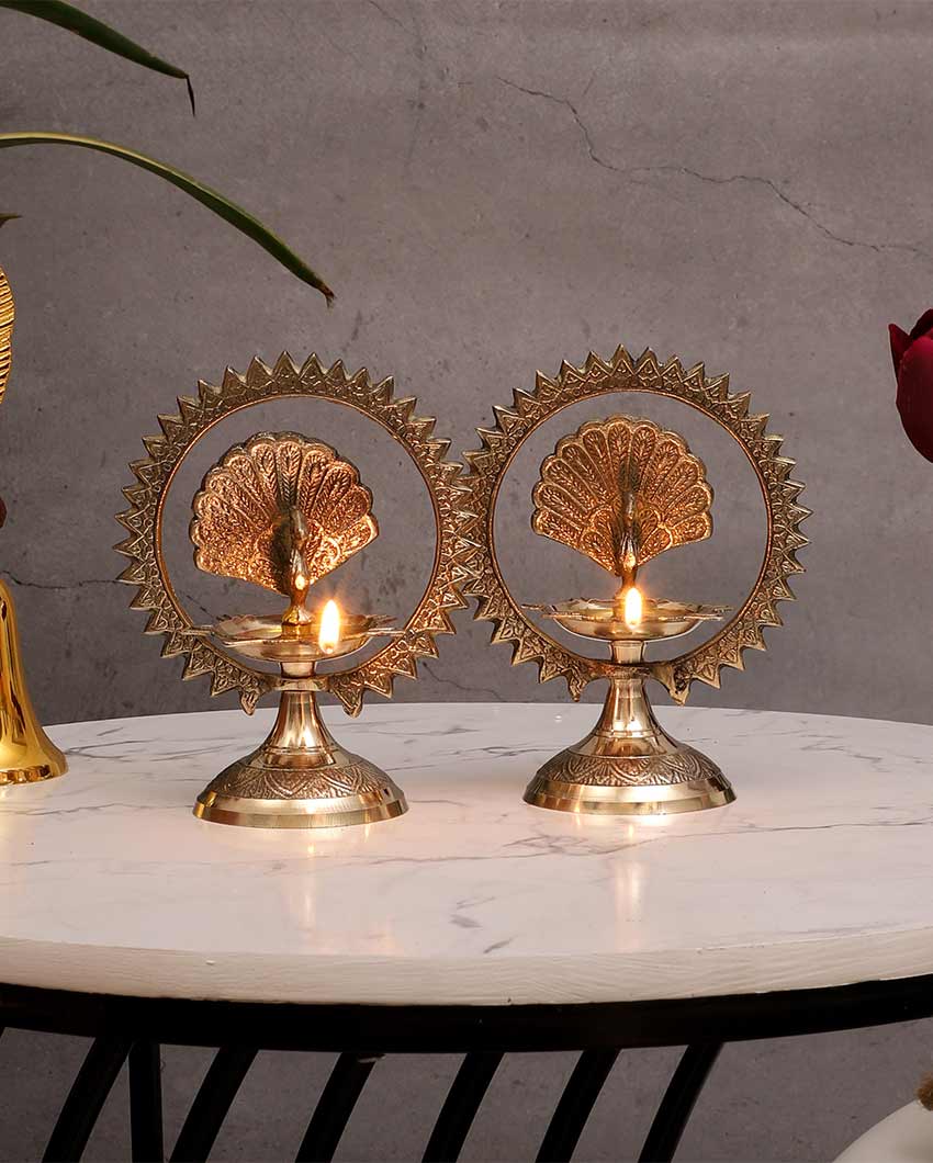 Lotus Etching Iron Votive Tealight Holder | Set Of 4