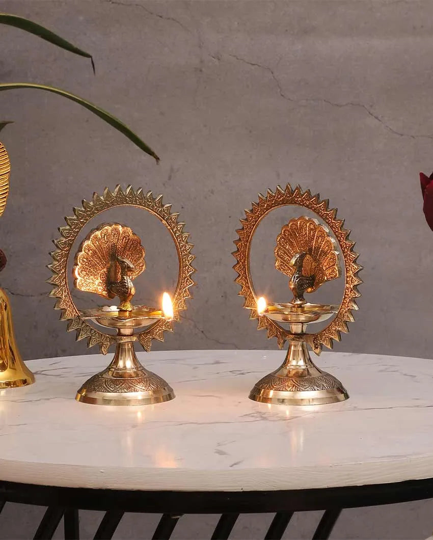 Lotus Etching Iron Votive Tealight Holder | Set Of 4