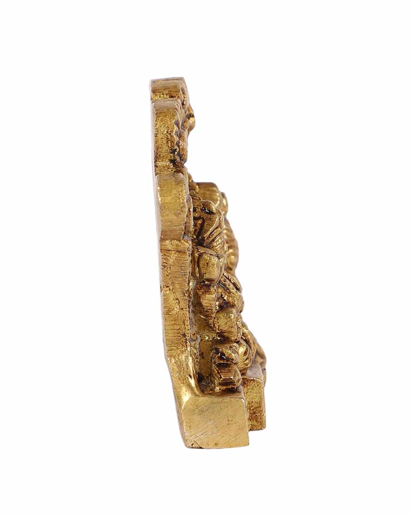 Brass Laxmi Ganesh Idol | 3 x 5 inches