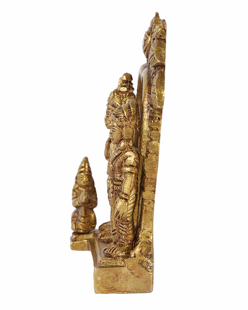 Alluring Brass Ram Darbar Idol | 4 x 5 inches