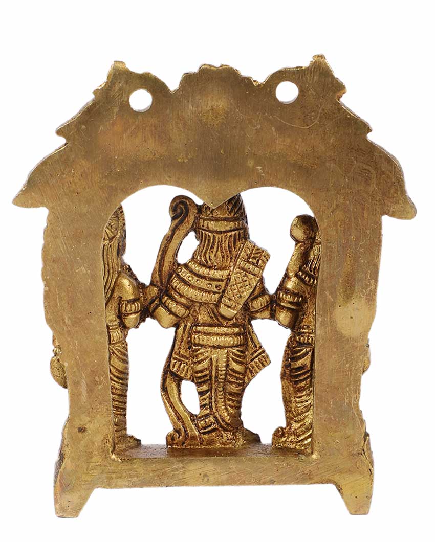Alluring Brass Ram Darbar Idol | 4 x 5 inches
