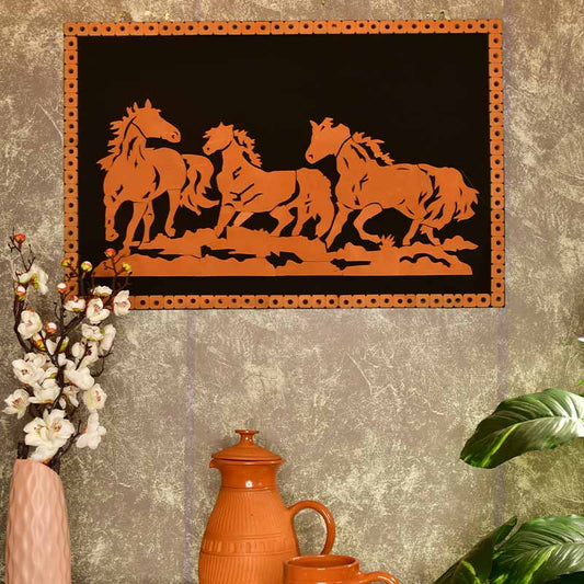 Running Ahead of Time Terracotta Wall Hanging Default Title