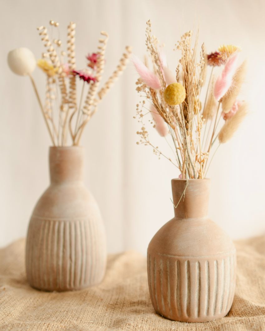 Old World Bloom Vases | Set Of 2 | Plant not included
