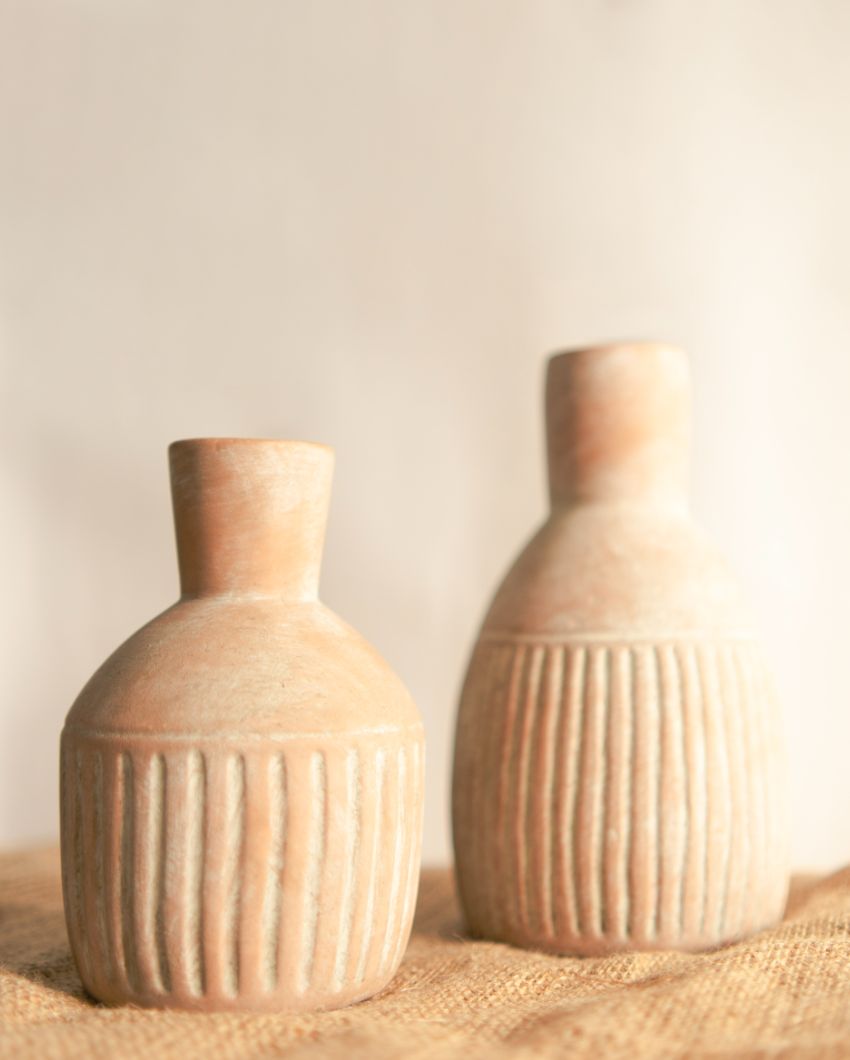 Old World Bloom Vases | Set Of 2 | Plant not included
