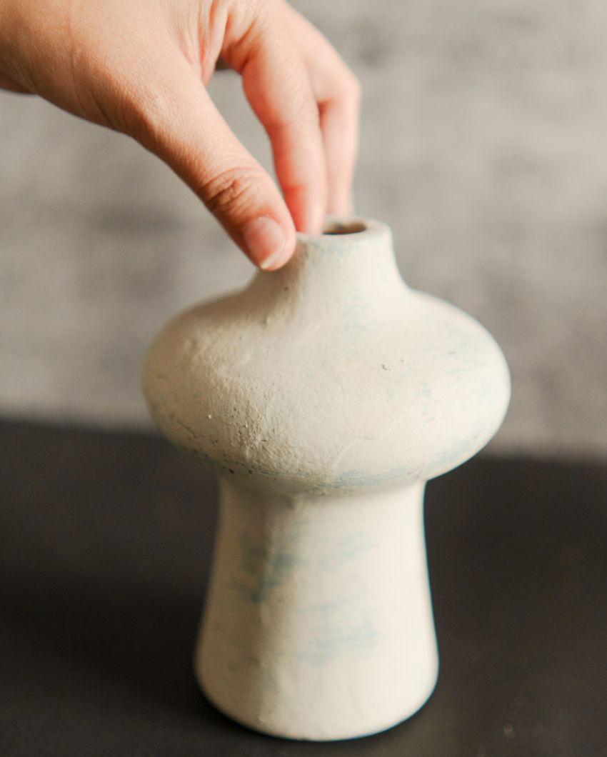 Whisper Porcelain Vase | 4 x 7 inches | Plant not included