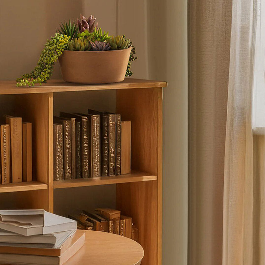 Elegant Taupe Tray Planter Without Plant | 8 x 6 inches