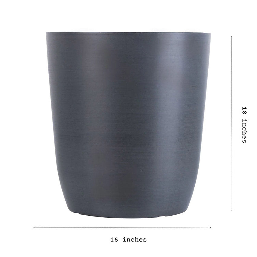 Elegant Minimal FRP Verdant Planter Without Plant | 16 x 18 Inches