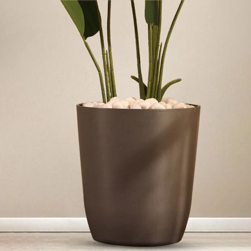 Elegant Minimal FRP Verdant Planter Without Plant | 16 x 18 Inches