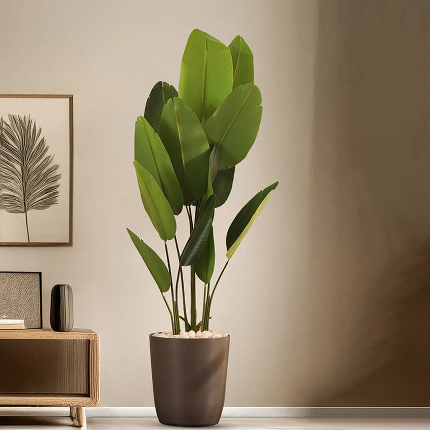 Elegant Minimal FRP Verdant Planter Without Plant | 16 x 18 Inches