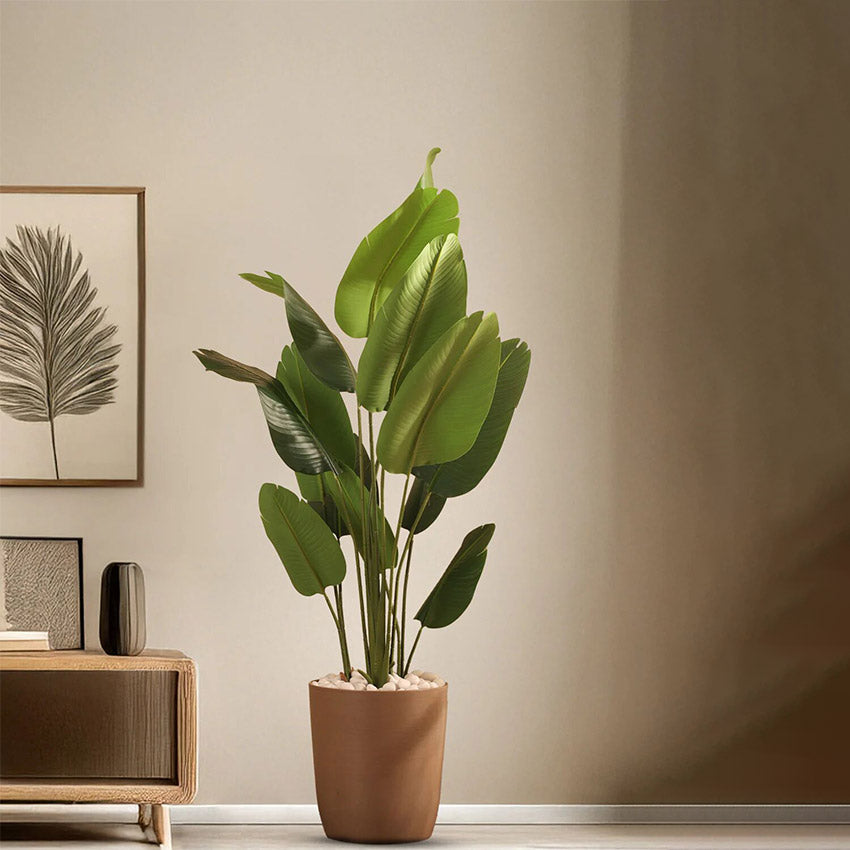 Elegant Minimal FRP Verdant Planter Without Plant | 16 x 18 Inches