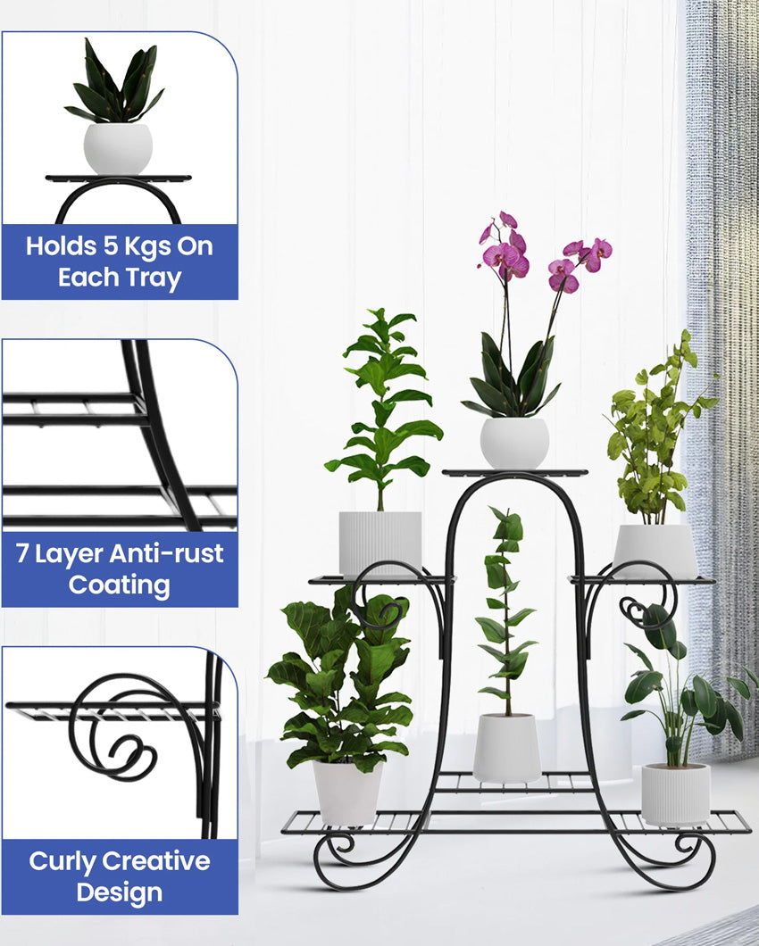 Atlas Multi-tier Designer Plant Stand | 32 x 6 x 29 inches