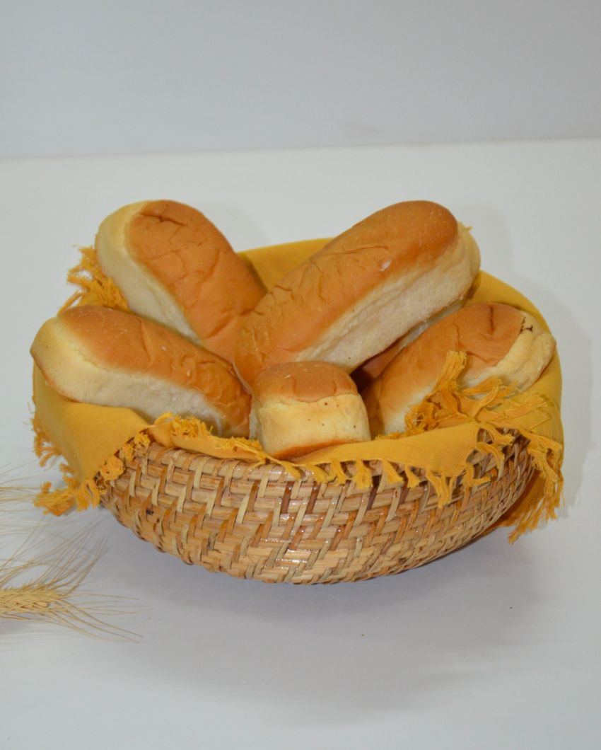 Natural Round Cane Fruit & Utility Basket