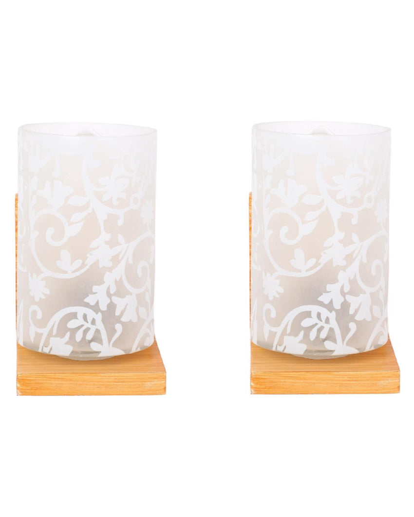 Designer Glass & Metal Sconce Wall Lamp Fixture | 8 x 10 inches