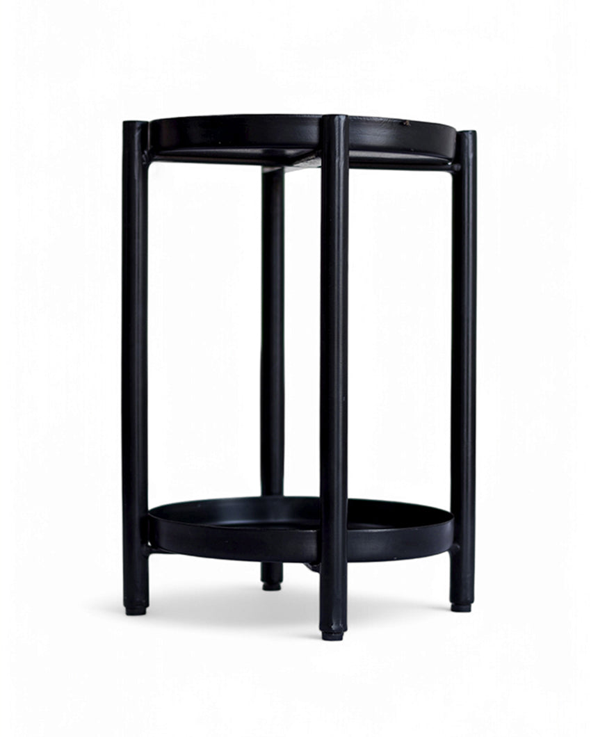 Beautiful Black Shade Multipurpose End Table | 9 x 14 inches