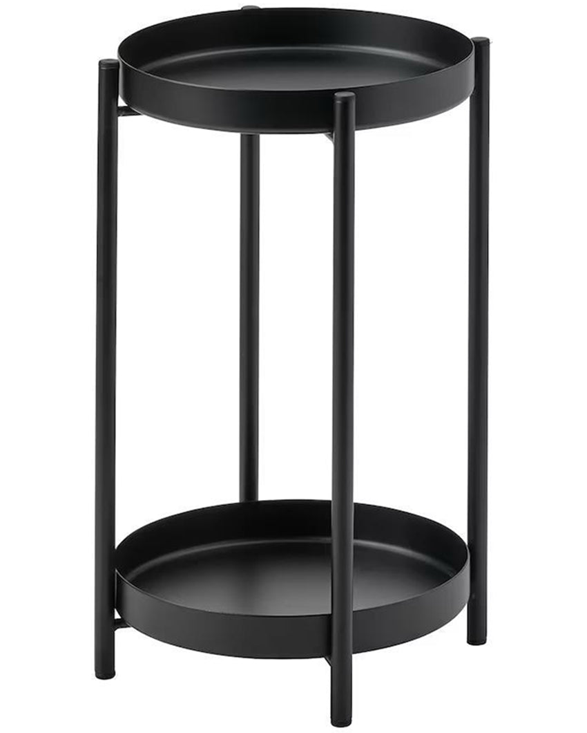 Beautiful Black Shade Multipurpose End Table | 9 x 14 inches