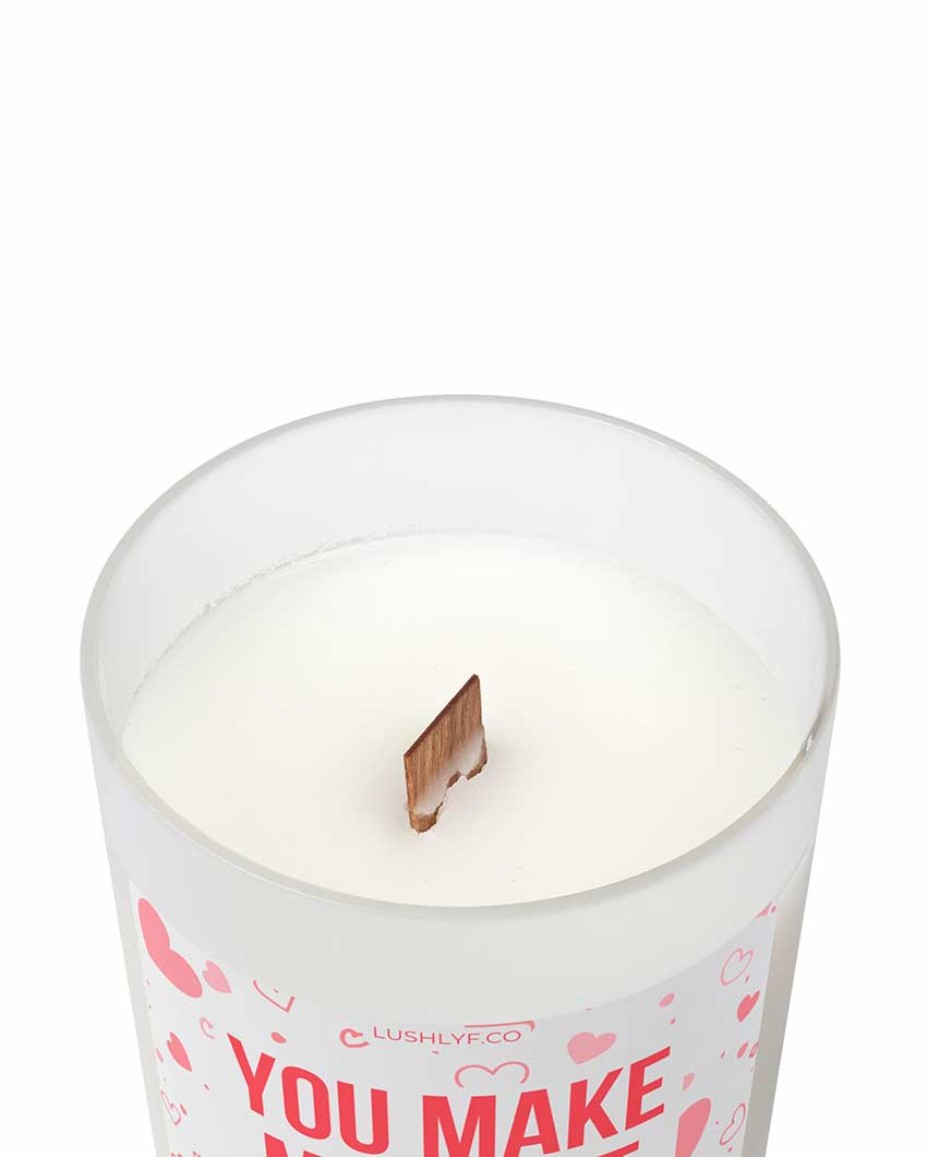 You Make Me Melt Valentine’s Rose Soy Wax Candle | 3 x 4 inches | 200ml
