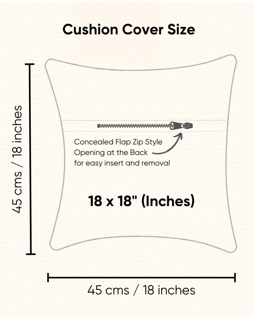 Balanced Yin-Yang Love Tufted Valentine's Cushion Cover | 18 x 18 inches