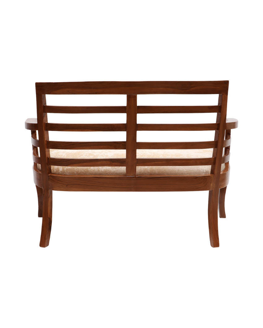 Carlie Solid Wood Love Sofa | 42 x 19 x 30 inches