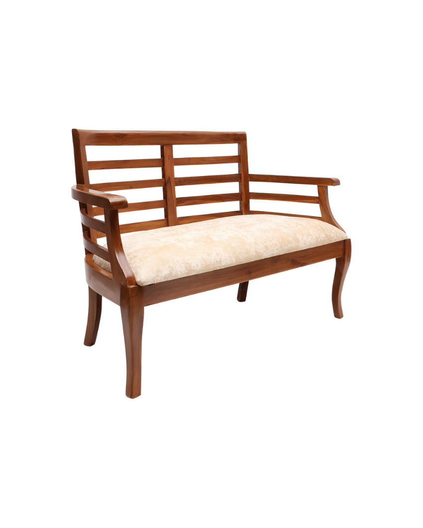 Carlie Solid Wood Love Sofa | 42 x 19 x 30 inches