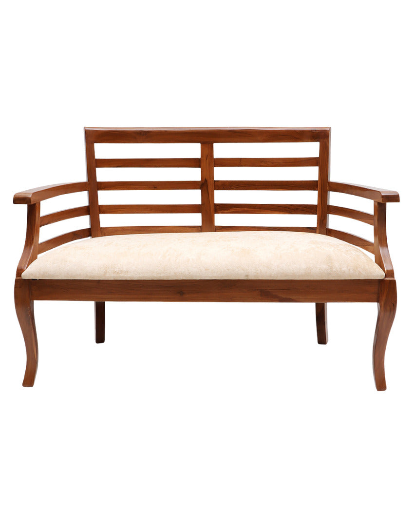 Carlie Solid Wood Love Sofa | 42 x 19 x 30 inches