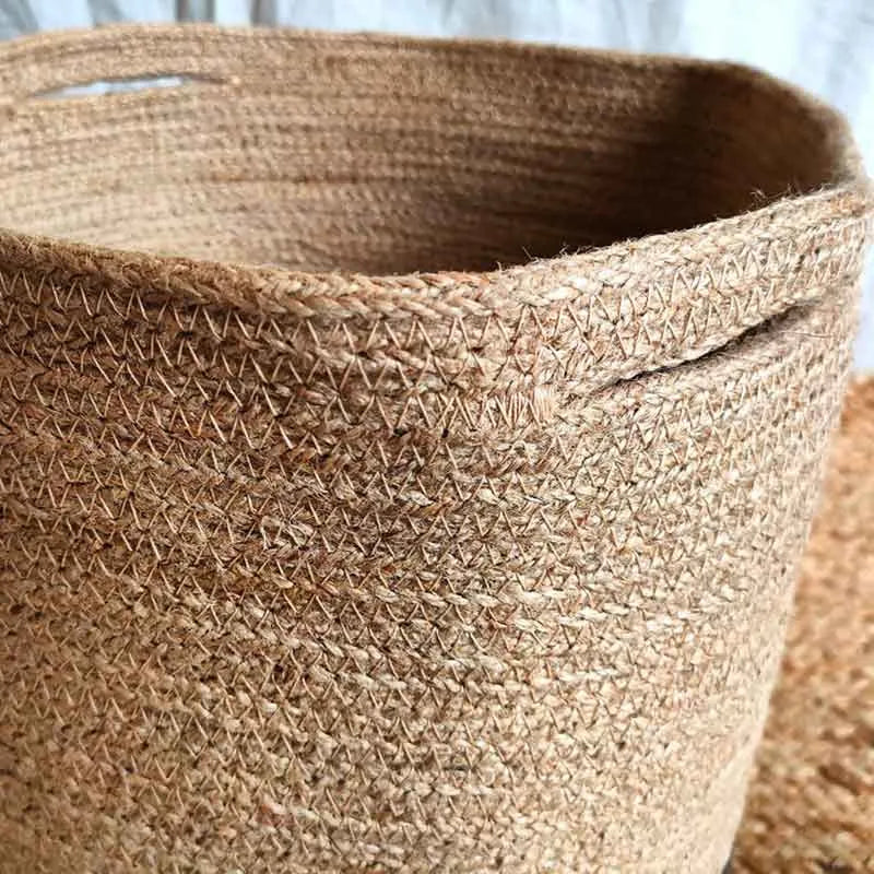 Black Buck Elegant Jute Basket
