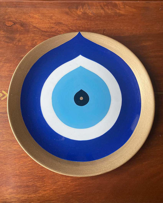 Drop Evil Eye Porcelain Plate