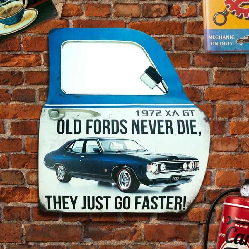 Retro Car Door Old Fords Wall Decor | 16 x 2 x 19 inches