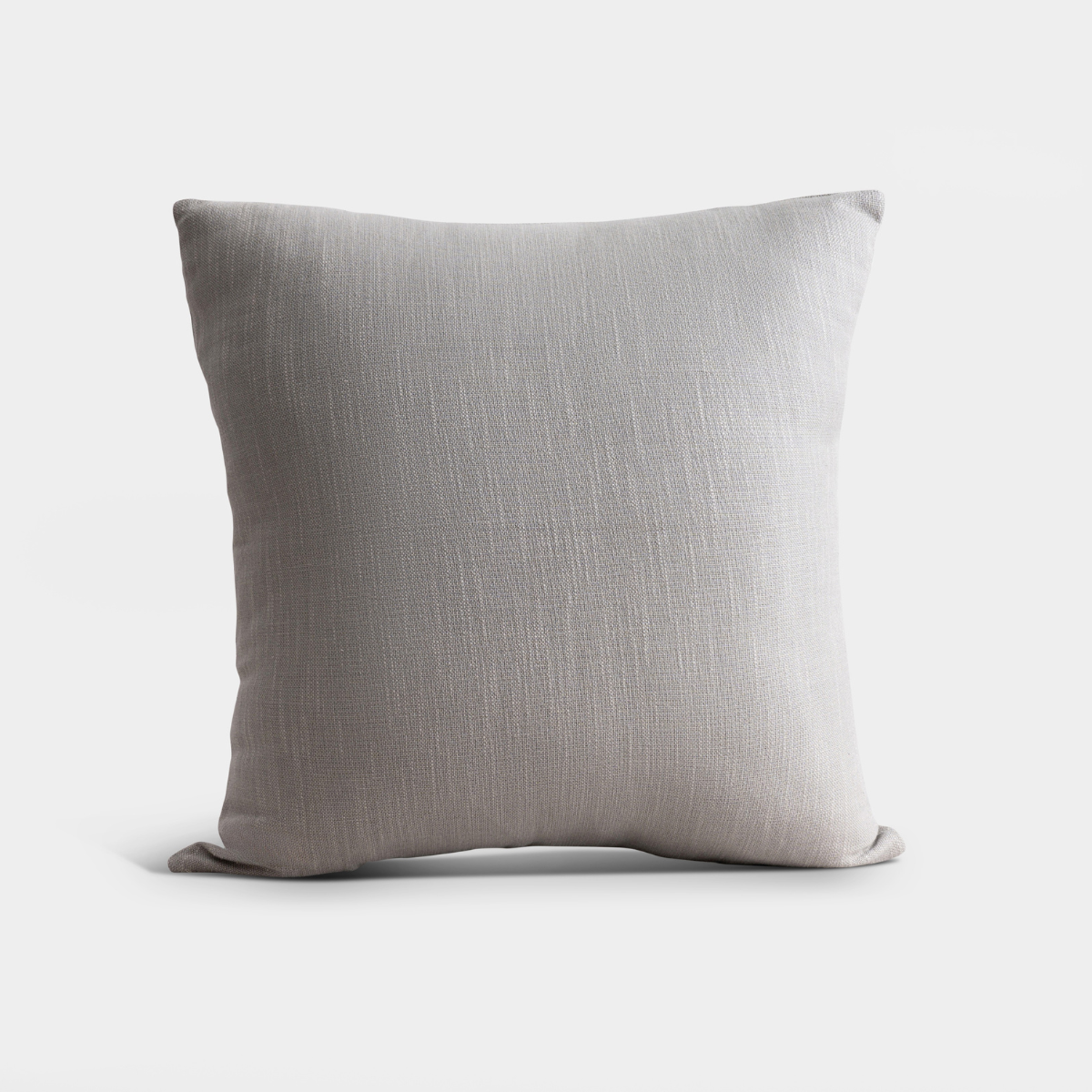 Exotic Saadiyat Ash Grey Pure Cotton Cushion Cover