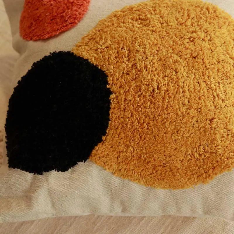 Dual Design Cotton Cushion Cover (Single)