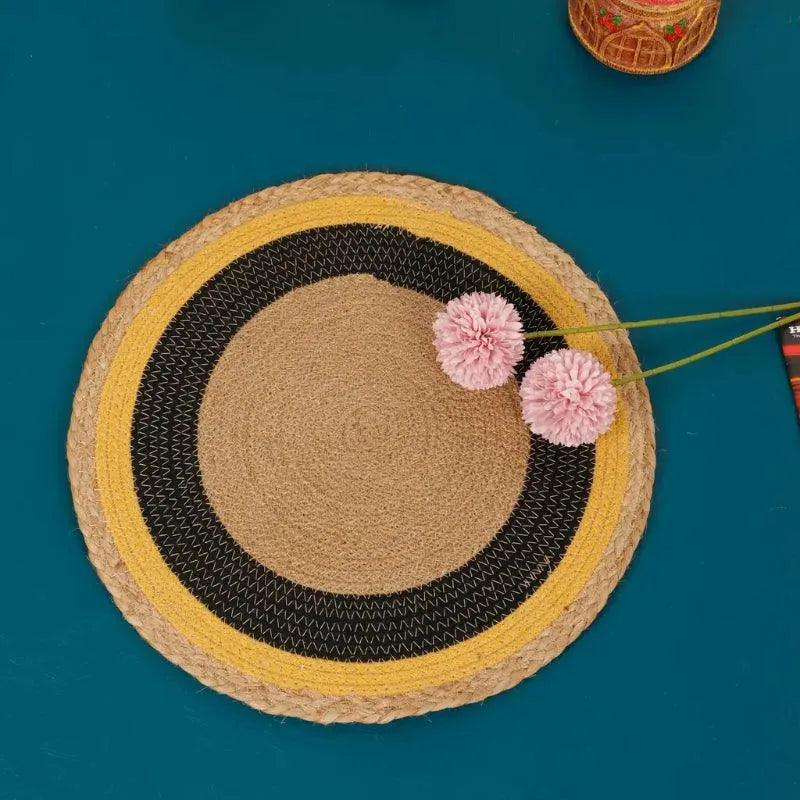 Modern Jute Placemats | 16 inches