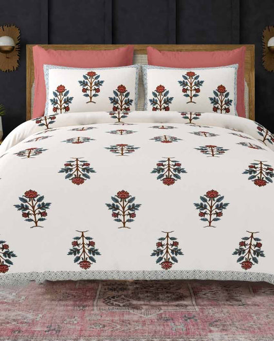 Jugi Floral Cotton Bedding Set | King Size