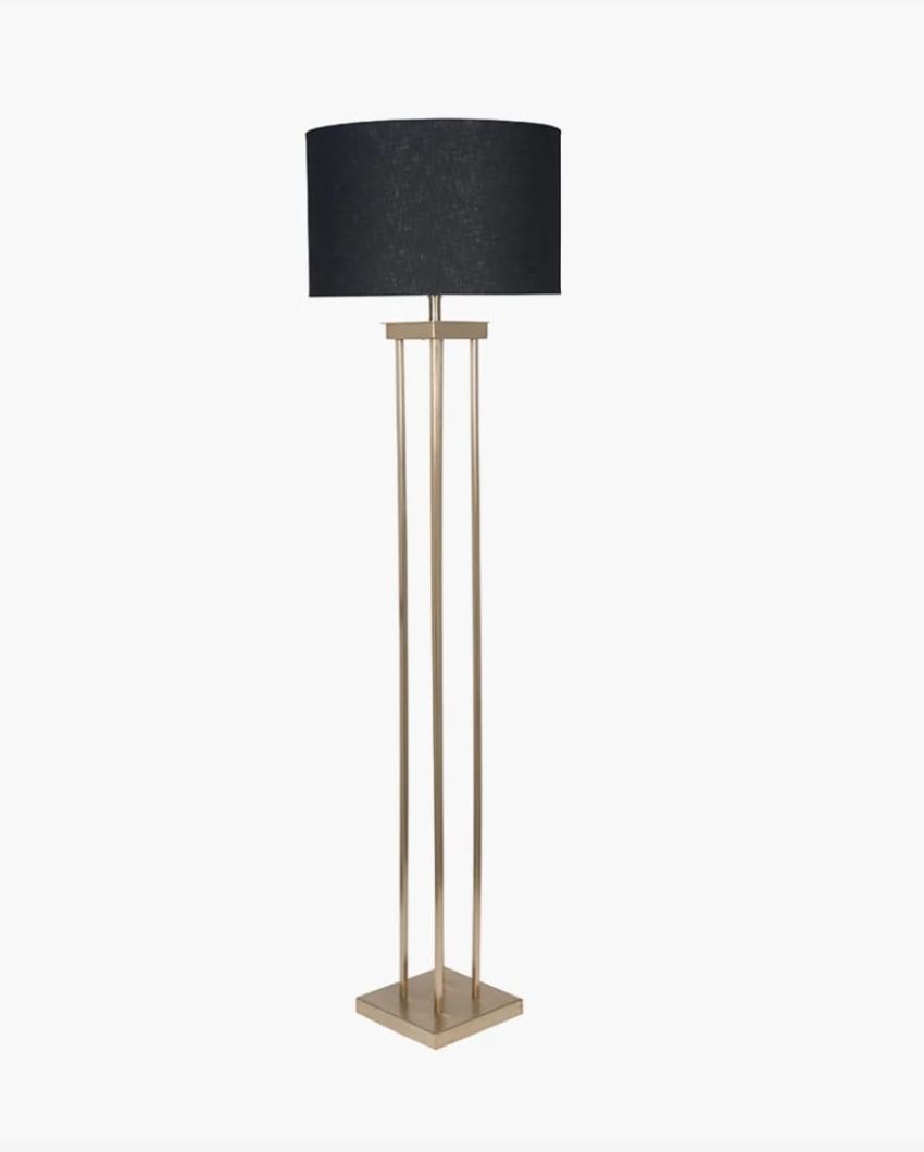 Luxurious Elegant Design Golden Floor Lamp | 10 x 51 inches