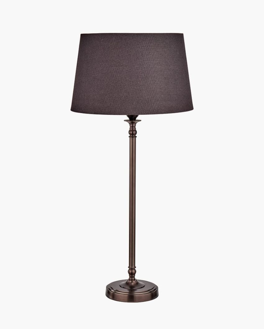 Elegant Table Lamp with Copper Antique Finish | 6 x 23 inches