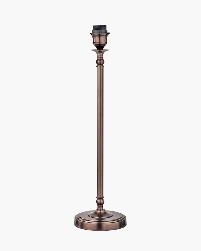 Elegant Table Lamp with Copper Antique Finish | 6 x 23 inches