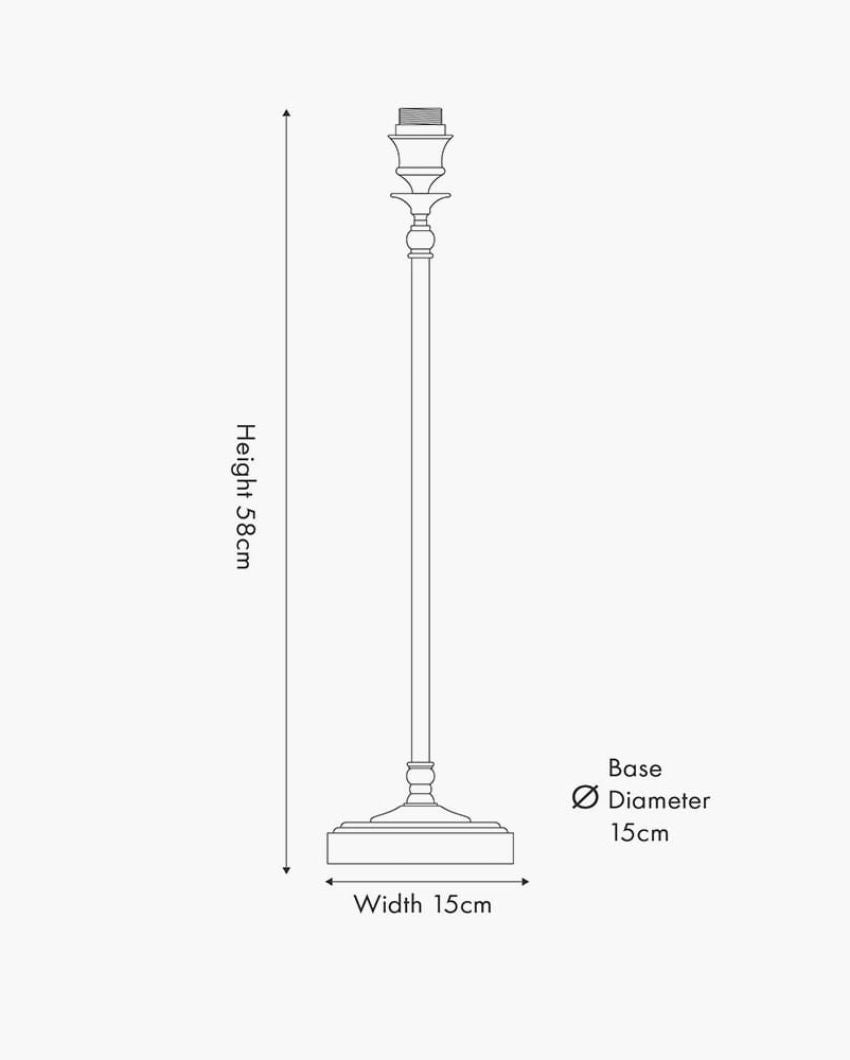 Elegant Table Lamp with Copper Antique Finish | 6 x 23 inches