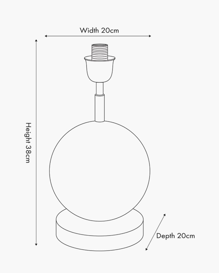 Eclipse Elegance Table Lamp | 8 x 15 inches