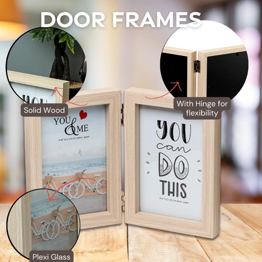 Classic Beige Door-Style Photo Frame