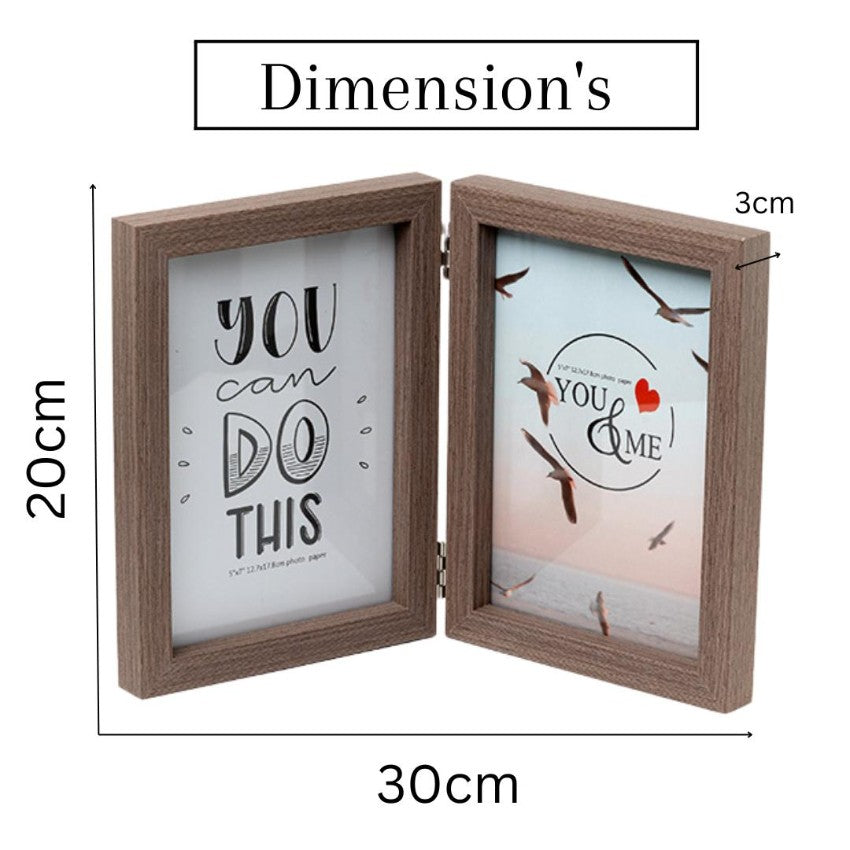 Timeless Brown Door-Style Photo Frame