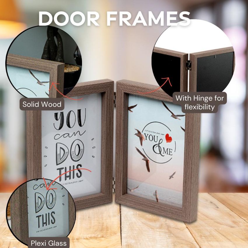 Timeless Brown Door-Style Photo Frame